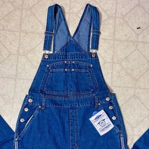 NWT Vintage Blue Denim Overalls